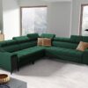Designer-Ecksofa mit Schlaffunktion und Bar GRECO III