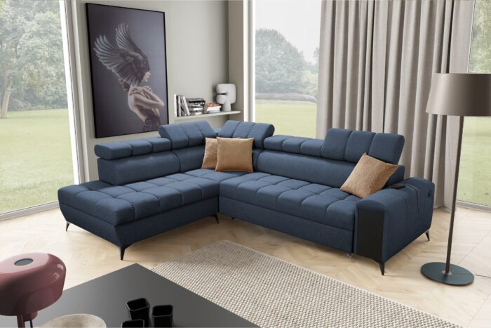 Modernes, modisches, elegantes Ecksofa mit Schlaffunktion GRECO VII