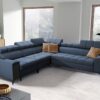 Designer-Ecksofa mit Schlaffunktion und Bar GRECO III
