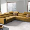 Designer-Ecksofa mit Schlaffunktion und Bar GRECO III