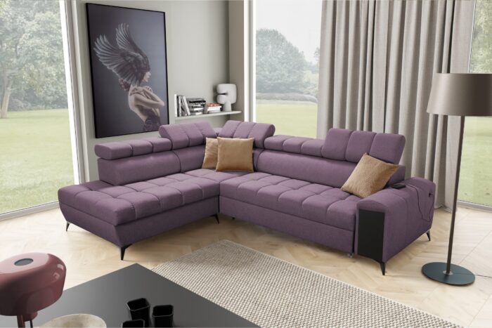 Modernes, modisches, elegantes Ecksofa mit Schlaffunktion GRECO VII