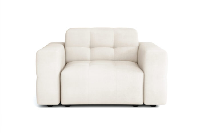 Stilvoller Sessel Bergamo Stoff Megan und Bluvel