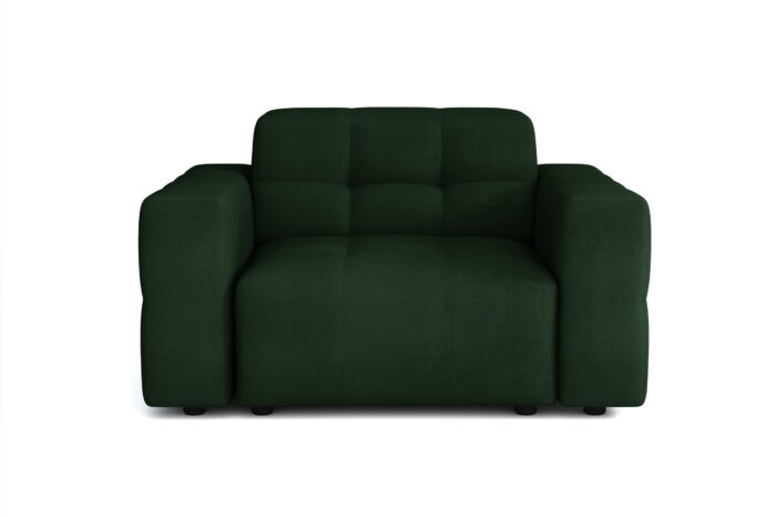 Stilvoller Sessel Bergamo Stoff Megan und Bluvel