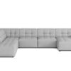 Großes Ecksofa V Bergamo Stoff Megan und Bluvel