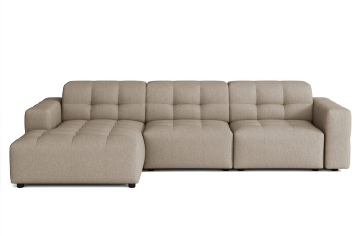 Die markante L-förmige Ecke Bergamo Stoff Megan und Bluvel