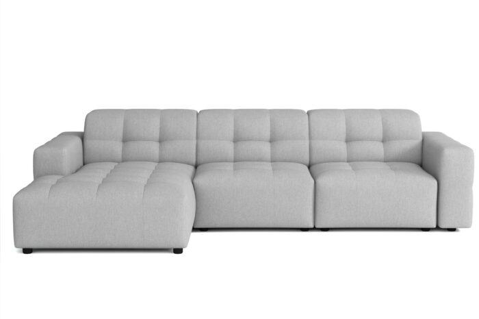 Die markante L-förmige Ecke Bergamo Stoff Megan und Bluvel