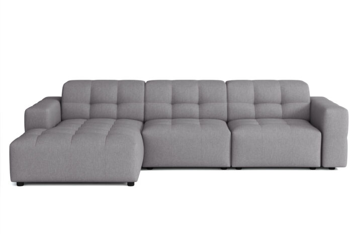 Die markante L-förmige Ecke Bergamo Stoff Megan und Bluvel