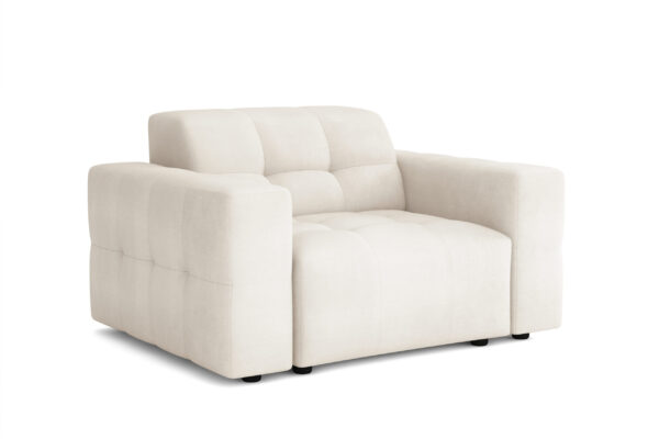 Stilvoller Sessel Bergamo Stoff Megan und Bluvel