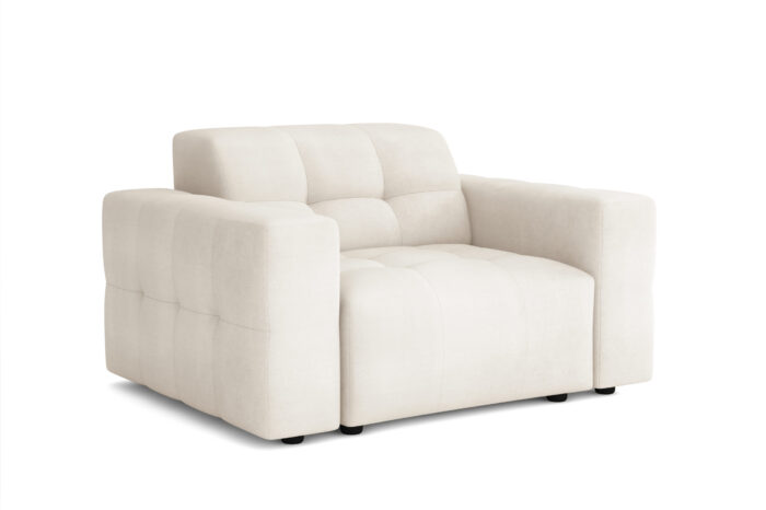 Stilvoller Sessel Bergamo Stoff Megan und Bluvel