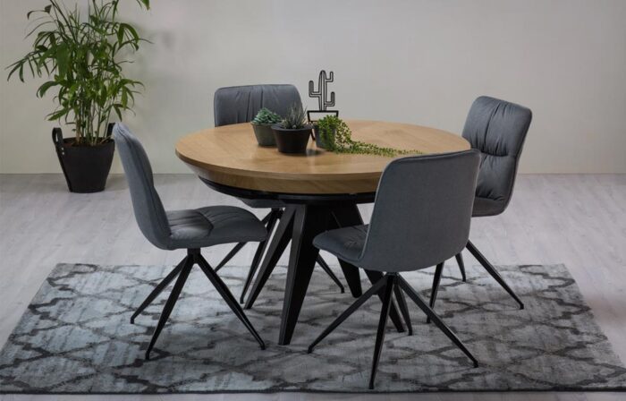 VIGO runder moderner Loft-Klapptisch