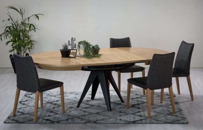 VIGO runder moderner Loft-Klapptisch