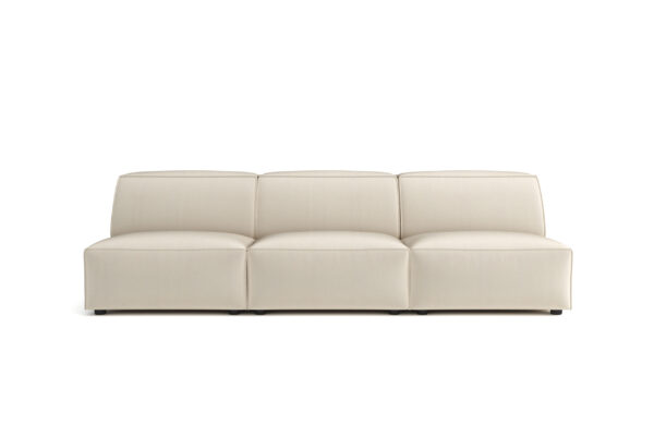 Komfortables, modulares 3-Sitzer-Sofa California