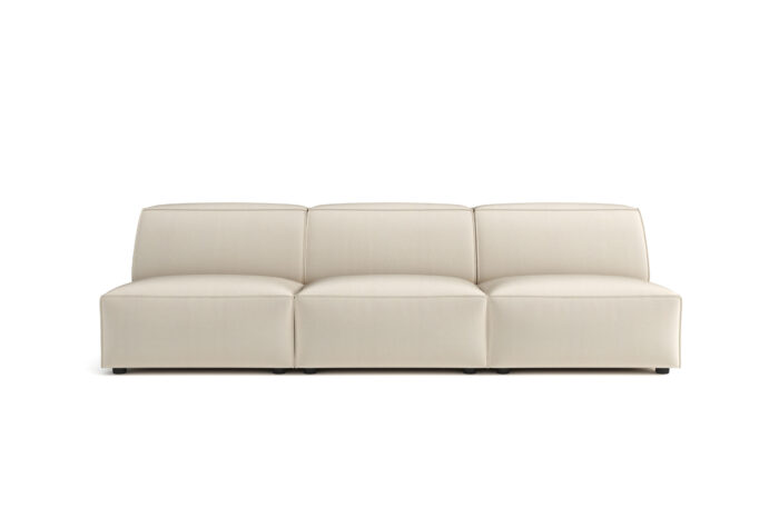 Komfortables, modulares 3-Sitzer-Sofa California