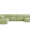 Großes modulares Sofa V California Stoff Matt Velvet