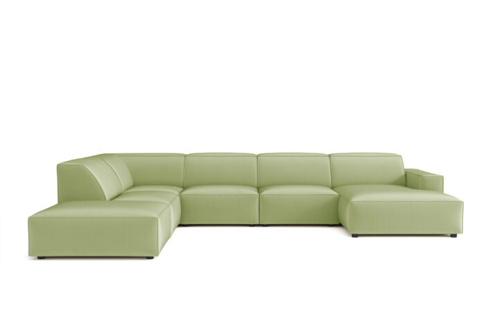 Großes modulares Sofa V California Stoff Matt Velvet