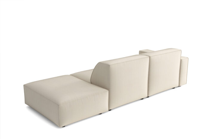 Modulares, modernes 3-Sitzer-Sofa California stoff Matt Velvet