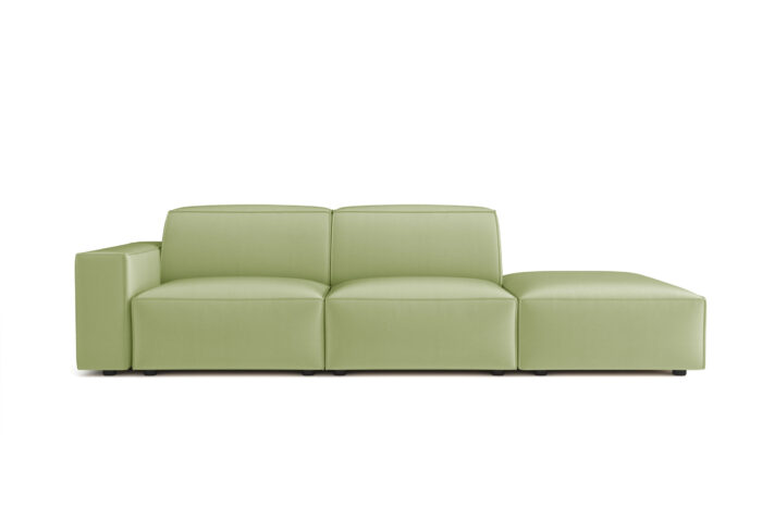 Modulares, modernes 3-Sitzer-Sofa California stoff Matt Velvet