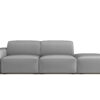 Modulares, modernes 3-Sitzer-Sofa California stoff Matt Velvet