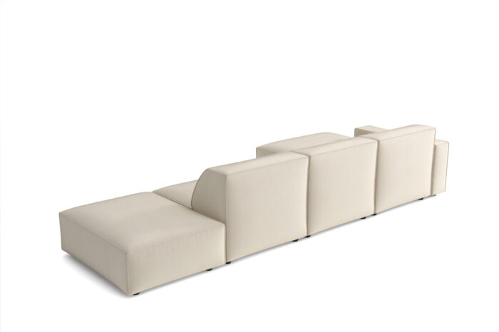 Modulare große Ecksofa California Stoff Matt Velvet