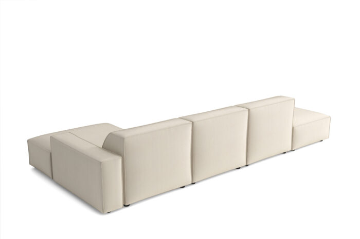 Modulare große Ecksofa California Stoff Matt Velvet