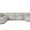Großes modulares Sofa V California round Stoff Luna/Cruse