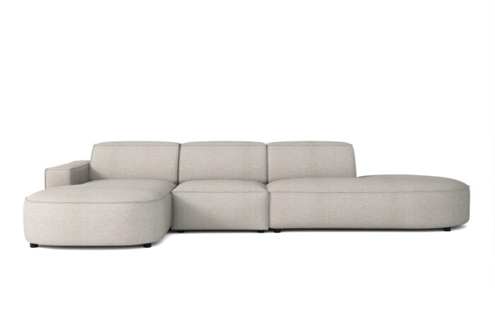 Modulare große L-Ecke California round Stoff Luna/Cruse