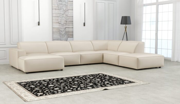Großes modulares Sofa V California Stoff Matt Velvet