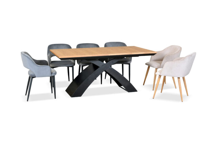 Massiver Esstisch Montana – moderner Holztisch für Esszimmer und Küche