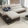 Luxuriöses, komfortables, modernes Ecksofa MELODY I MINI mit Usb und Regal