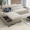 Luxuriöses, komfortables, modernes Ecksofa MELODY I MAXI mit Usb und Regal