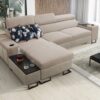 Luxuriöses, komfortables, modernes Ecksofa MELODY I MAXI mit Usb und Regal