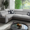 Luxuriöses Ecksofa mit Schlaffunktion MELODY II, für jede Einrichtung