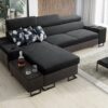 Luxuriöses, komfortables, modernes Ecksofa MELODY I MAXI mit Usb und Regal