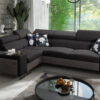 Luxuriöses Ecksofa mit Schlaffunktion MELODY II, für jede Einrichtung
