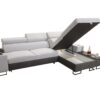 Luxuriöses, komfortables, modernes Ecksofa MELODY I MAXI mit Usb und Regal