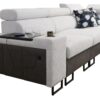 L-förmiges Ecksofa mit Schlaffunktion MELODY III, modern, luxuriös, mit Bar