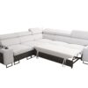 L-förmiges Ecksofa mit Schlaffunktion MELODY III, modern, luxuriös, mit Bar