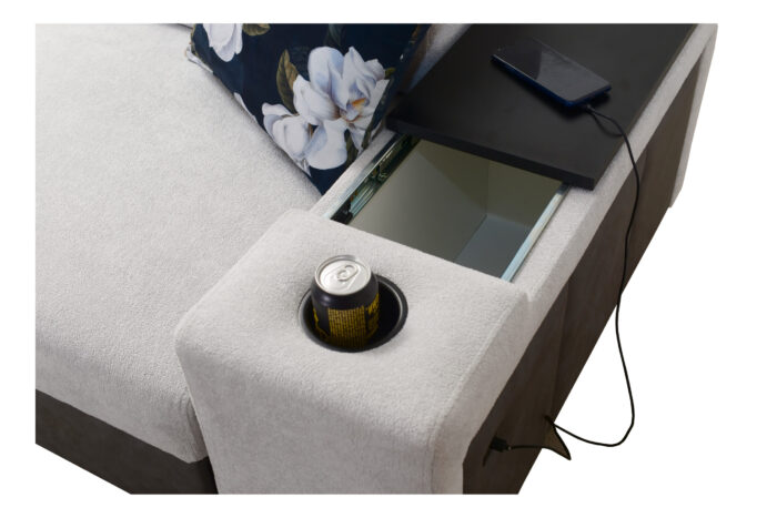 Modernes Luxus-Ecksofa mit Schlaffunktion MELODY VII