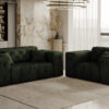 Lux 2+1 Sofagarnitur, elegant, klassisch, schick in elegantem Whisper Stoff