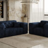 Lux 2+1 Sofagarnitur, elegant, klassisch, schick in elegantem Whisper Stoff