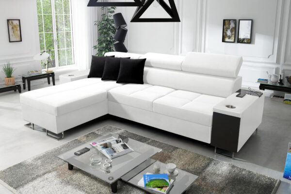 Bequemes Ecksofa mit Schlaffunktion MORENA I MAXI