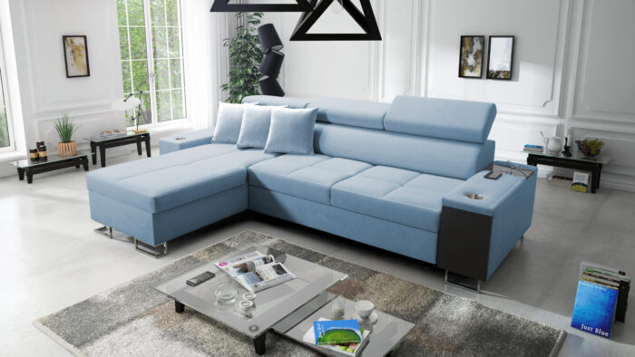 Bequemes Ecksofa mit Schlaffunktion MORENA I MINI