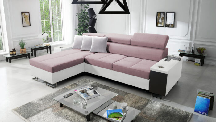 Bequemes Ecksofa mit Schlaffunktion MORENA I MINI