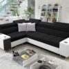 Elegantes Ecksofa mit Konsole und Ladegerät MORENA II
