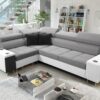 Elegantes Ecksofa mit Konsole und Ladegerät MORENA II