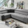 Elegantes Ecksofa mit Konsole und Ladegerät MORENA II