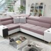 Elegantes Ecksofa mit Konsole und Ladegerät MORENA II