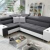 Elegantes Ecksofa mit Konsole und Ladegerät MORENA II