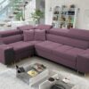 Elegantes Ecksofa mit Konsole und Ladegerät MORENA II
