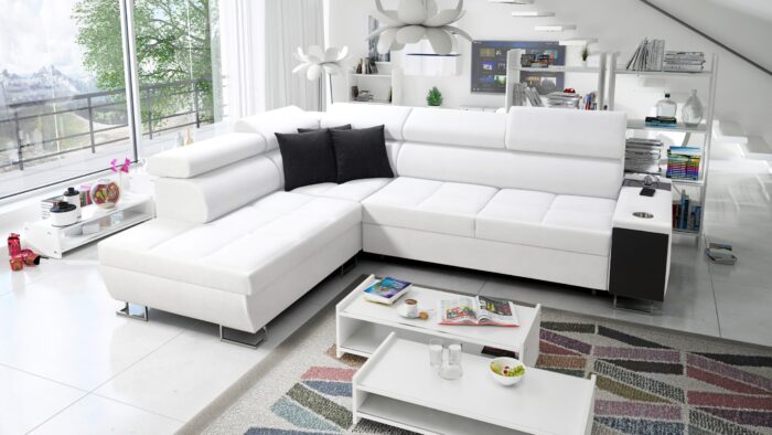 Multifunktionaler Eckschrank MORENA VII in einer breiten Farbpalette